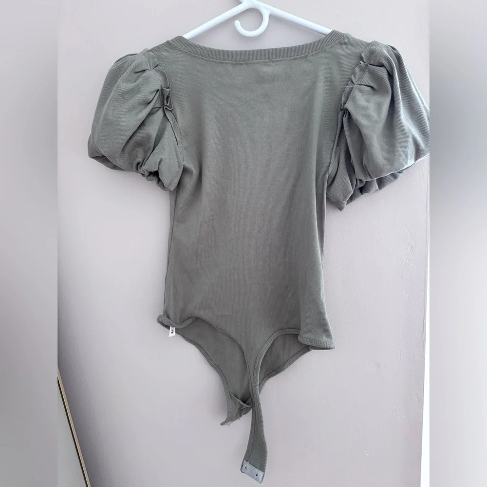 NWOT FP‎ intimately | downtime bodysuit In sage